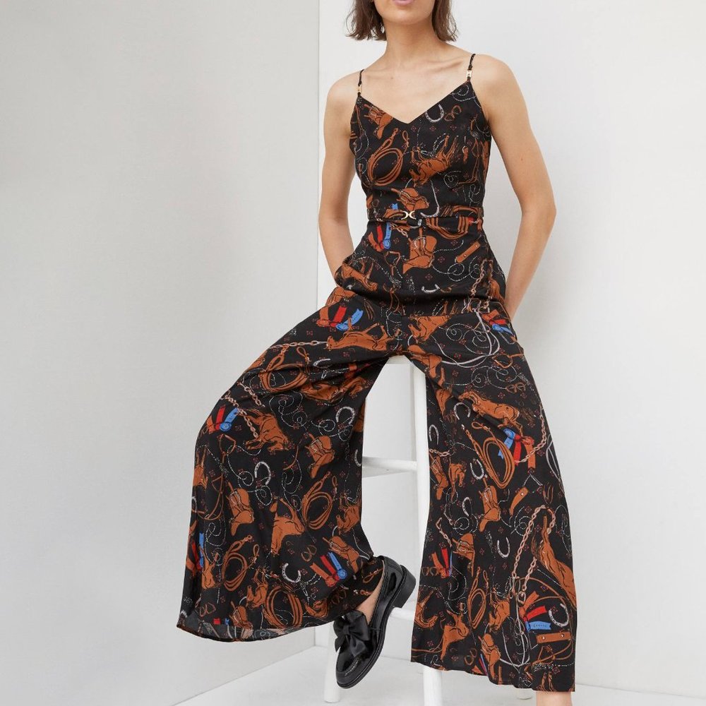 HTF Anthropologie Caballos Wide-Leg Jumpsuit
